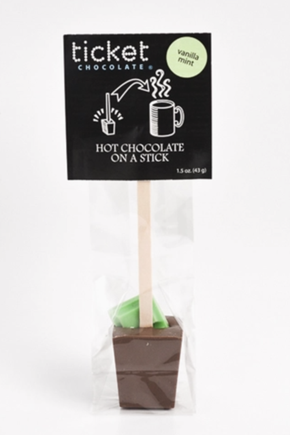 Hot Chocolate on a Stick - Vanilla Mint