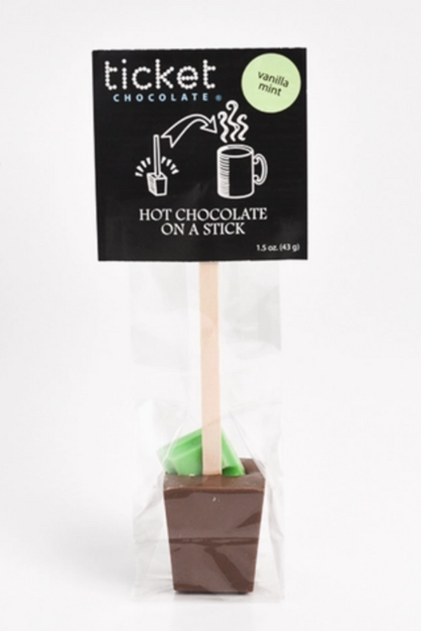 Hot Chocolate on a Stick - Vanilla Mint