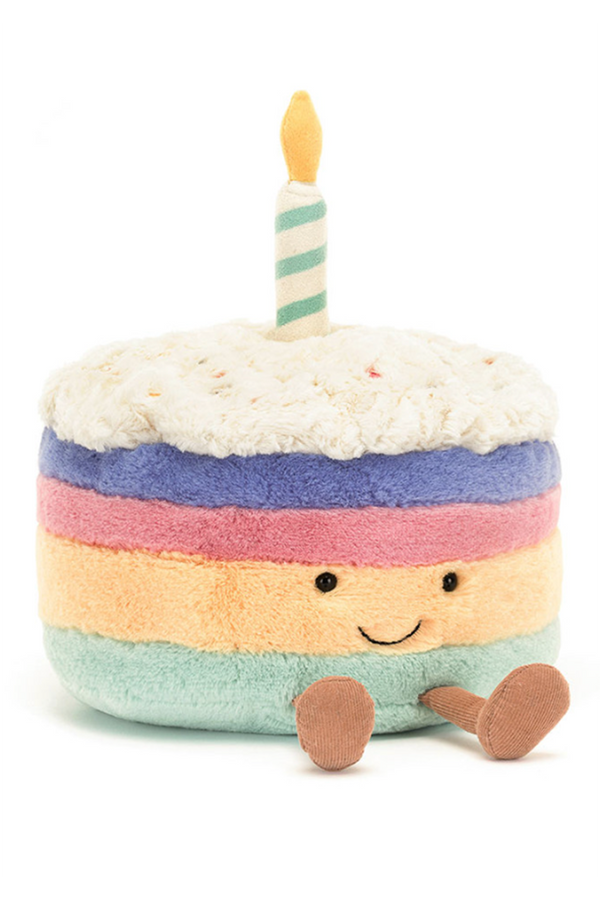 JELLYCAT Amuseable Rainbow Birthday Cake