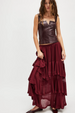 FP Clementine Maxi Skirt - Aged Red