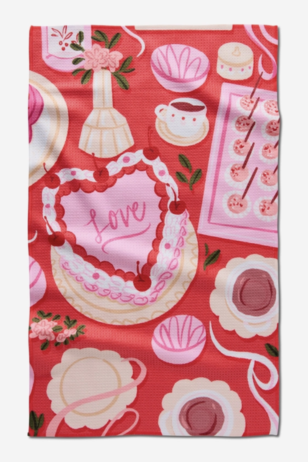 Geometry Kitchen Tea Towel - Food of Love