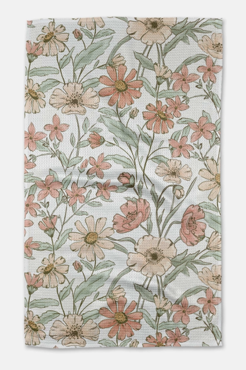 Geometry Kitchen Tea Towel - Wildflower Whisper