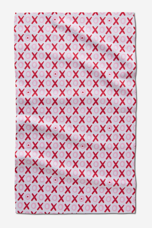 Geometry Kitchen Tea Towel - XOXO