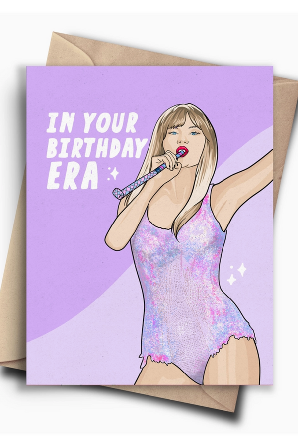 PC Birthday Card - Taylor Birthday Era