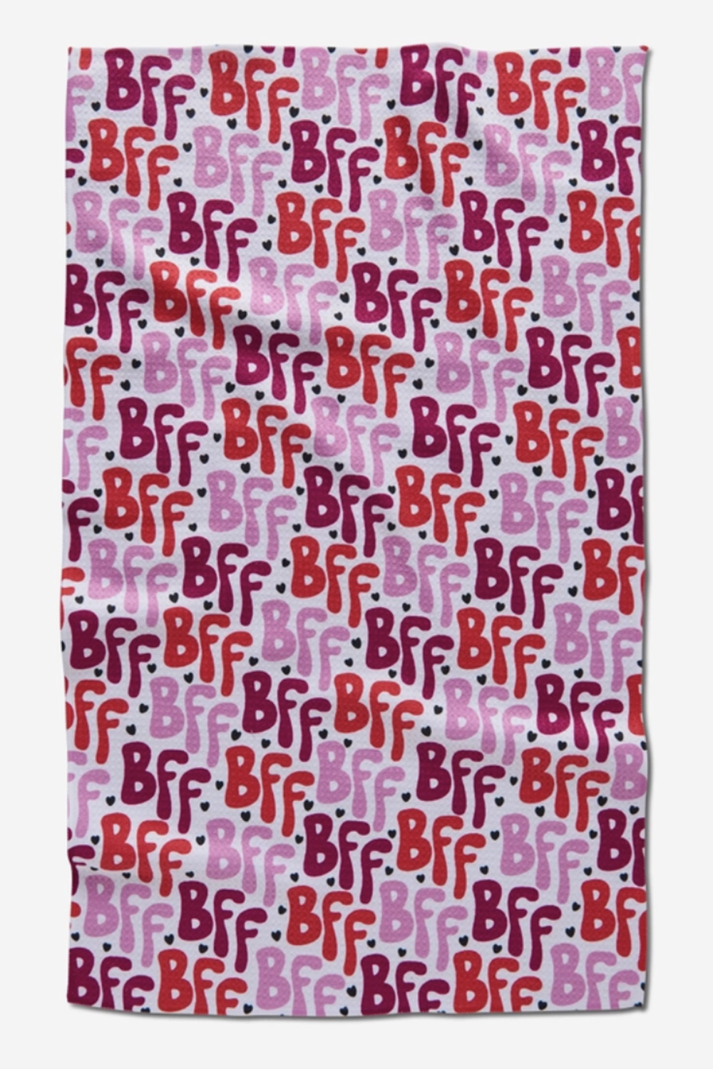 Geometry Kitchen Tea Towel - Best Friends Forever