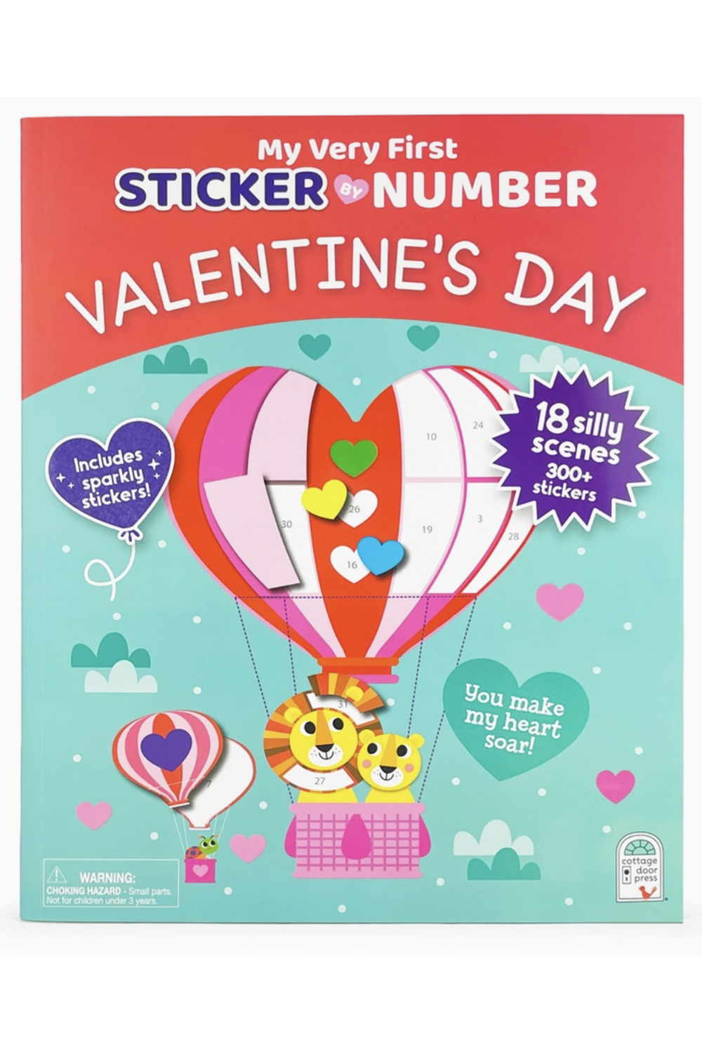 My First Sticker by Number Activity Book - Valentine