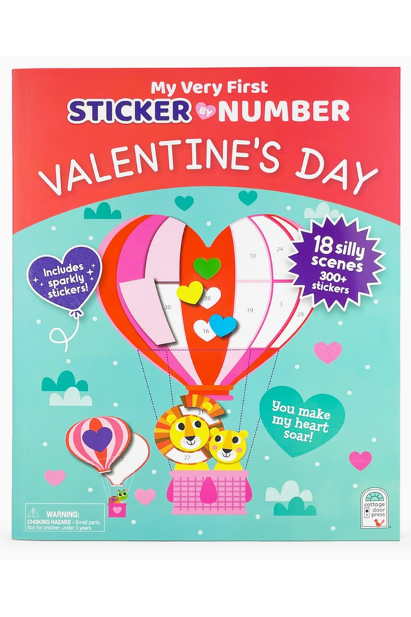 My First Sticker by Number Activity Book - Valentine