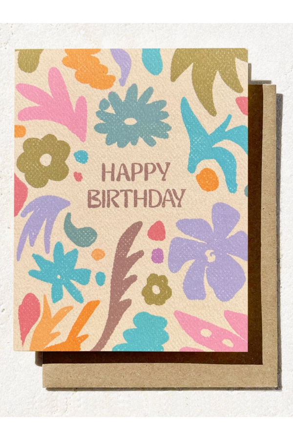 DD Birthday Card - Floral