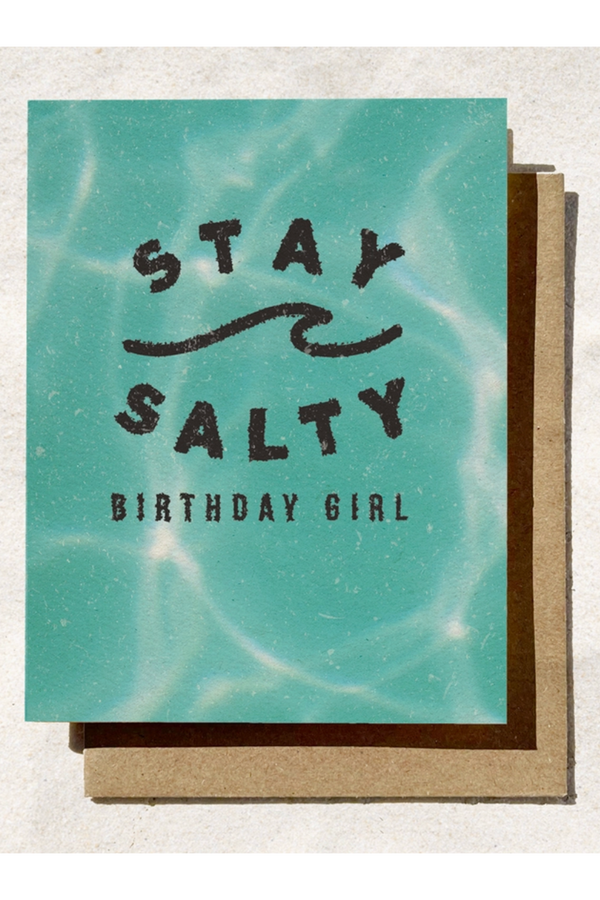 DD Birthday Card - Stay Salty