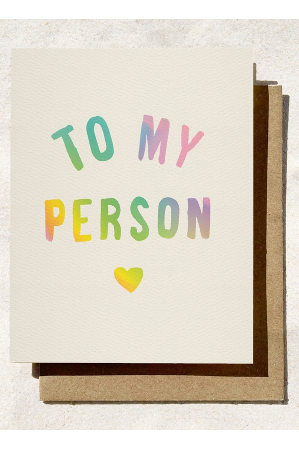 DD Valentine's Day Card - To My Person