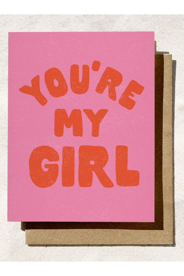 DD Valentine's Day Card - You're My Girl