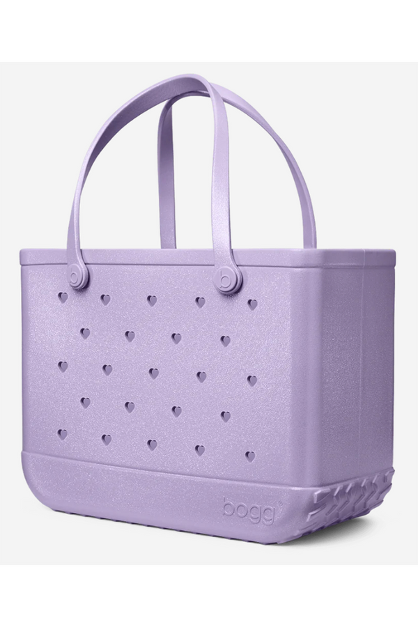 Bogg Bag - HEART Shimmer Lilac