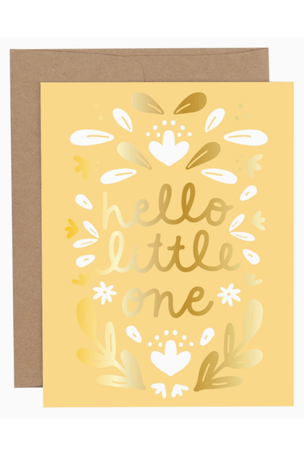 PP Single Baby Greeting Card - Little One