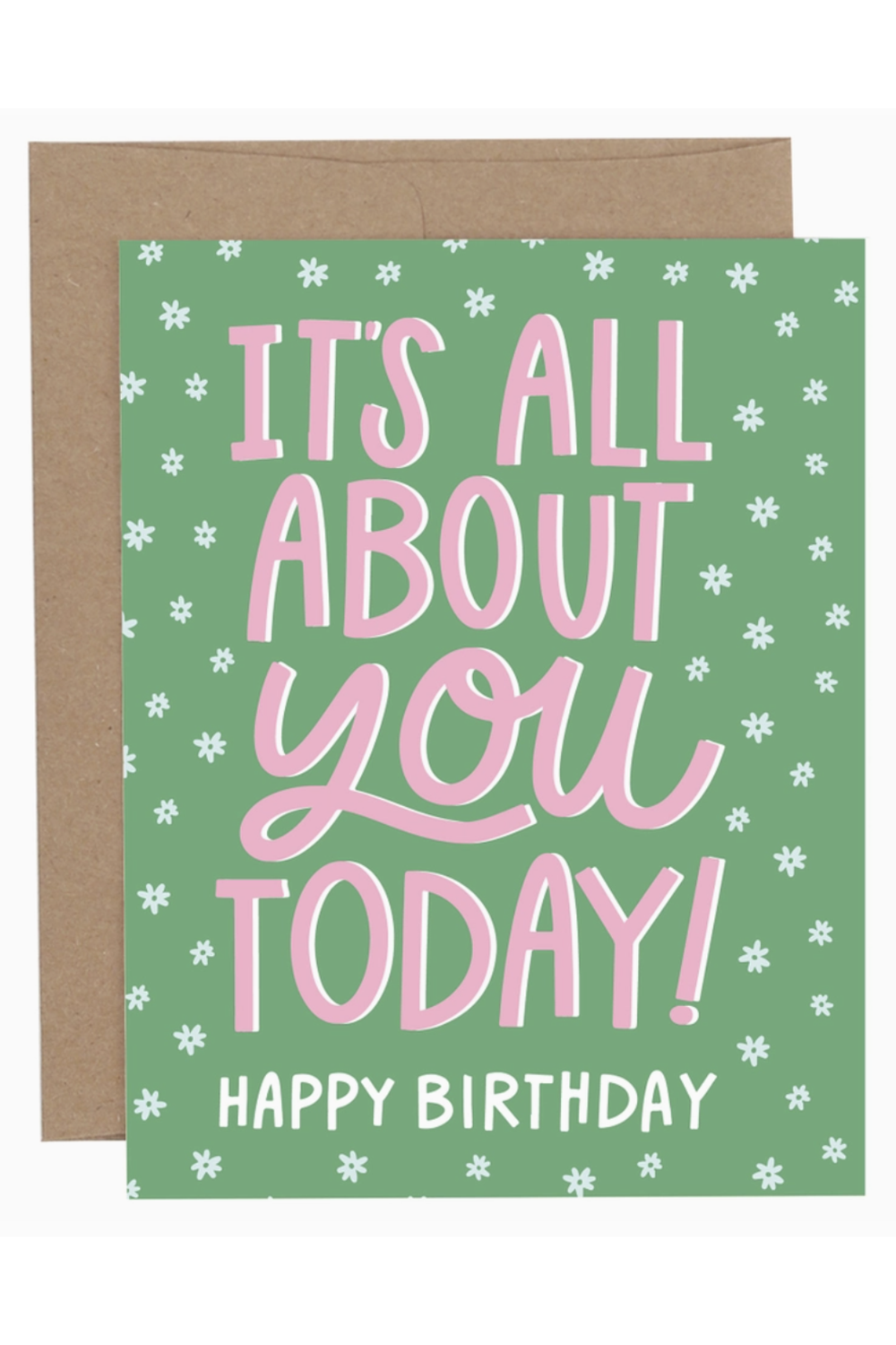 PP Single Birthday Greeting Card - All About You