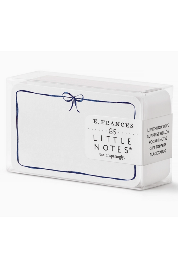 Little Notes - Navy Bow