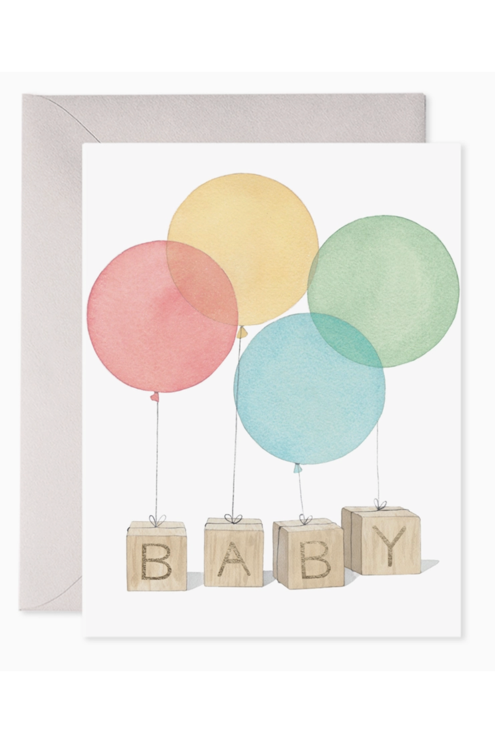 EFRAN Baby Greeting Card - Baby Blocks