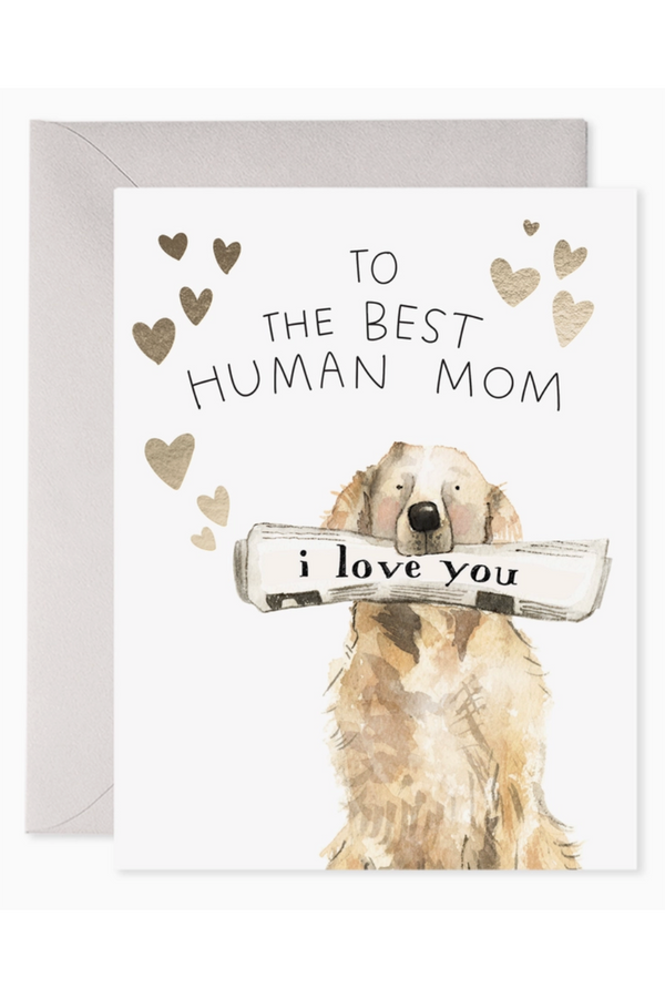 EFran Mother's Day Greeting Card - Best Human Mom