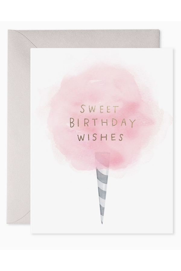 EFRAN Birthday Greeting Card - Cotton Candy