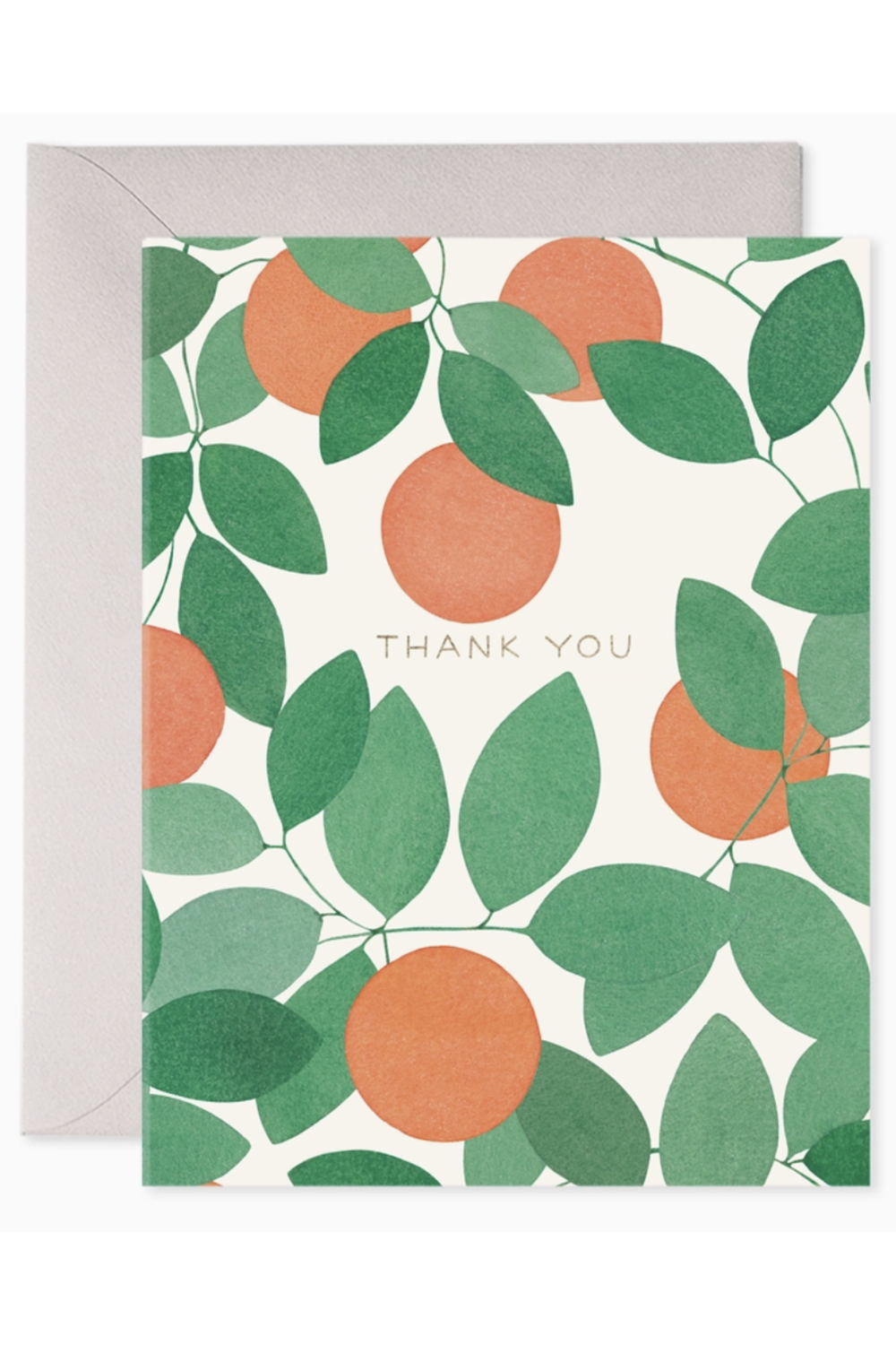 EFRAN Thank You Greeting Card - Orange Grove