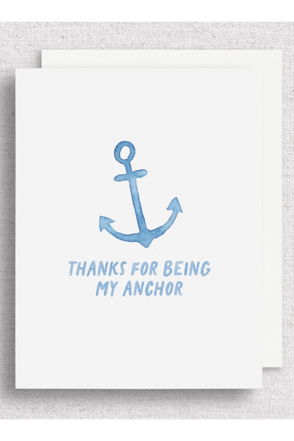 GT Thank You Greeting Card - Anchor