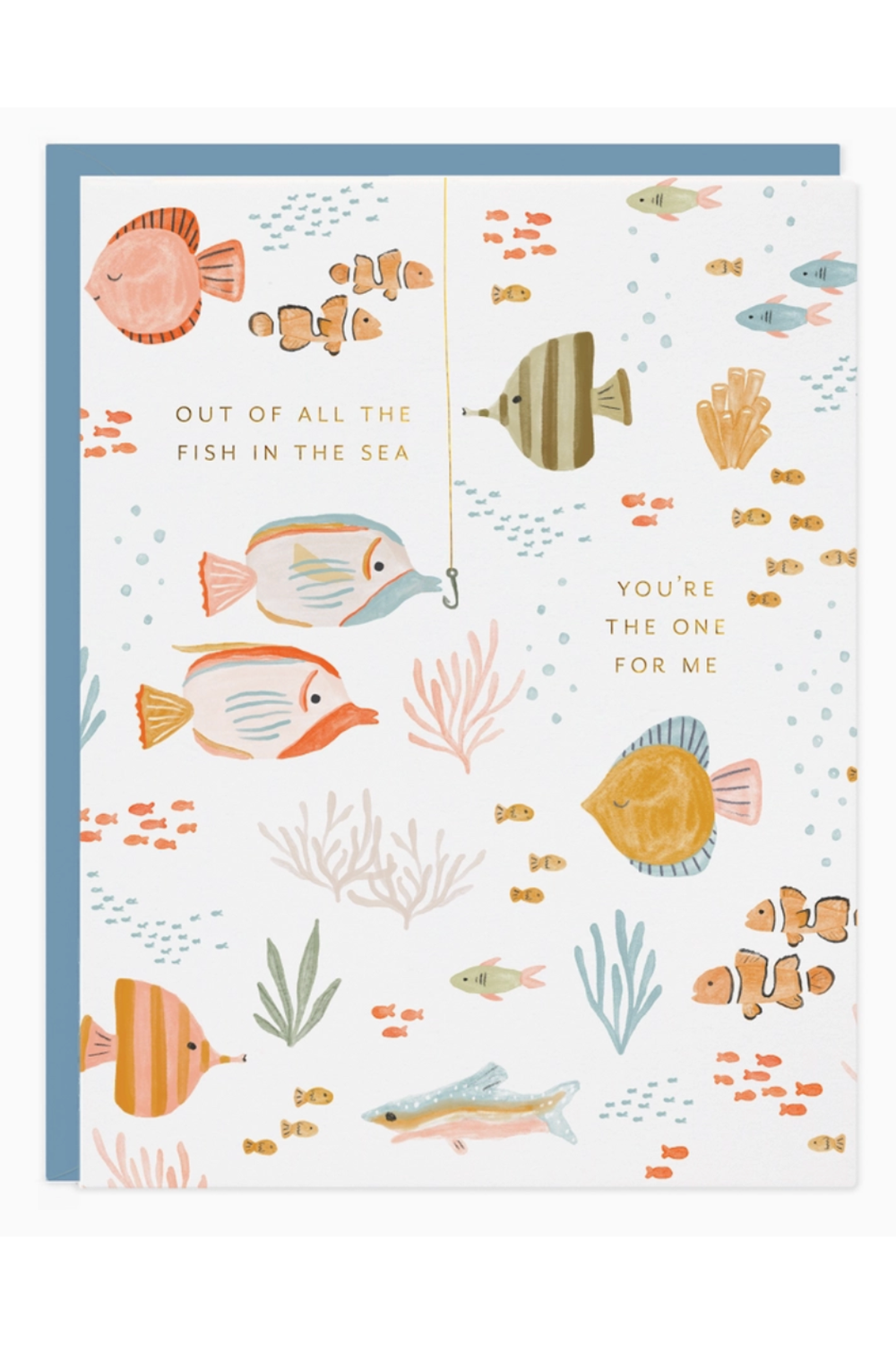 RR Valentine's Day Card - Fish in the Sea