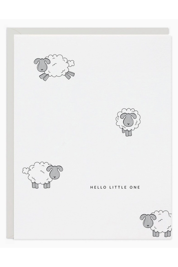 RR Baby Greeting Card - Hello Little One