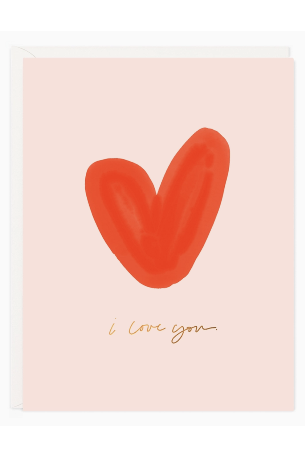 RR Valentine's Day Card - I Love You Heart