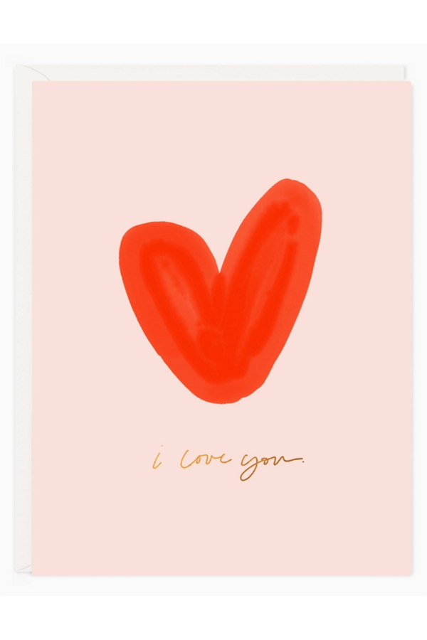 RR Valentine's Day Card - I Love You Heart