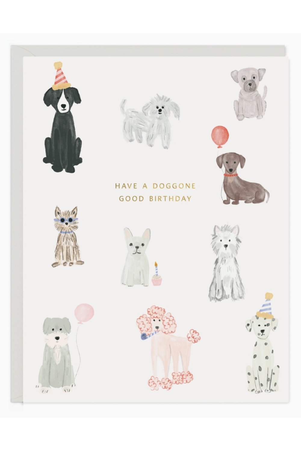 RR Birthday Greeting Card - Doggone