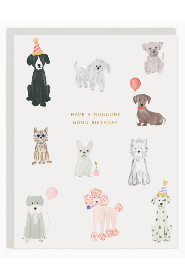 RR Birthday Greeting Card - Doggone