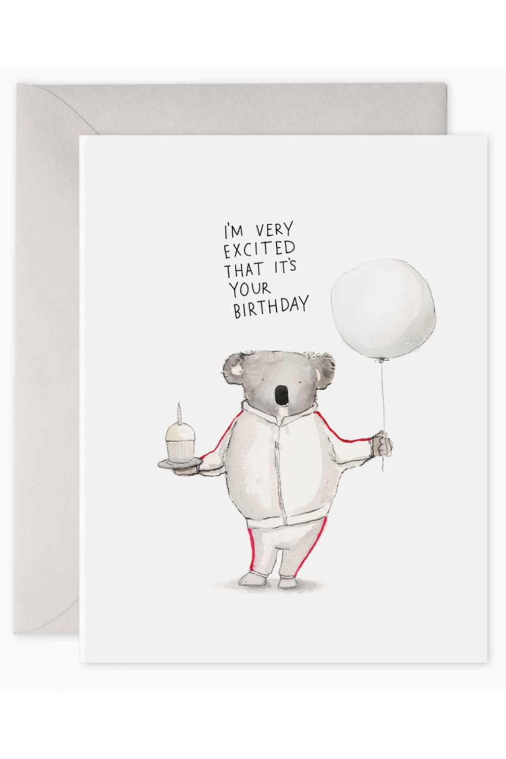 EFRAN Birthday Greeting Card - Koala Excitement