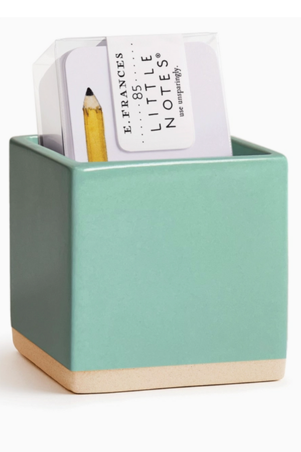 EFRAN Little Notes Ceramic Holder - Seaglass