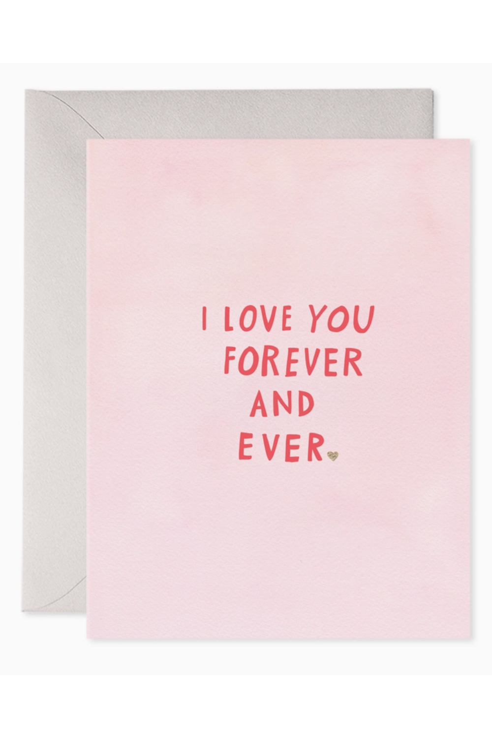 EFran Valentine's Day Greeting Card - Pink Forever and Ever