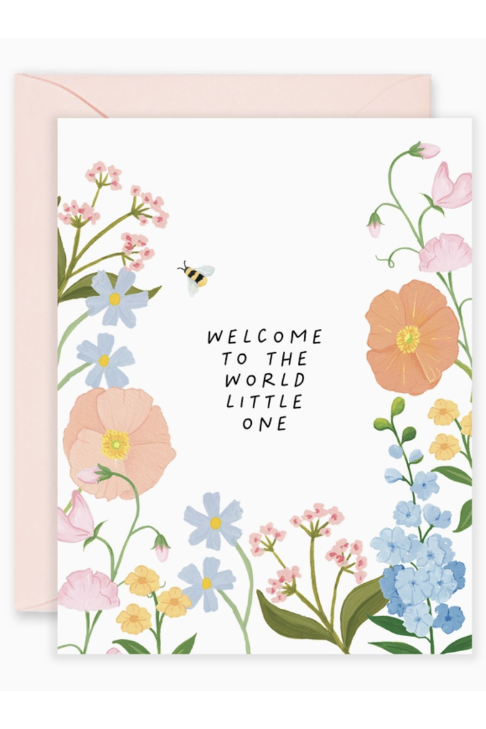 Isabella Single Baby Card - Welcome to the World