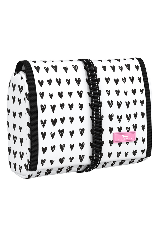 Beauty Burrito Roller Cosmetic Case - "Pop Heart" SP25