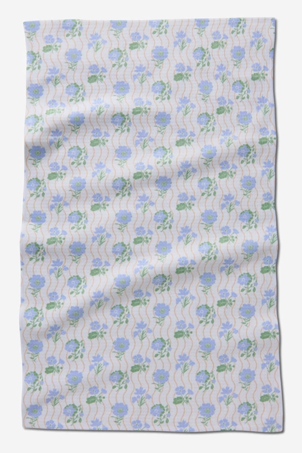 Geometry Kitchen Tea Towel - Spring Wave Luxe