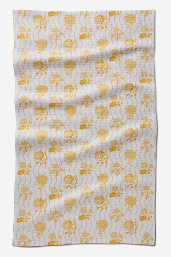 Geometry Kitchen Tea Towel - Spring Wave
