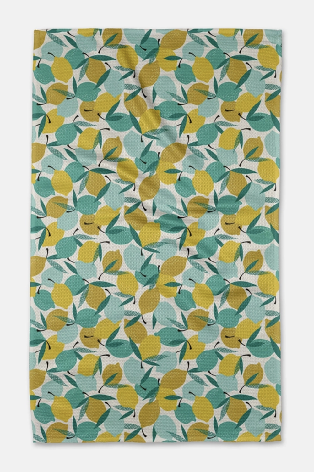 Geometry Kitchen Tea Towel - Lemonade