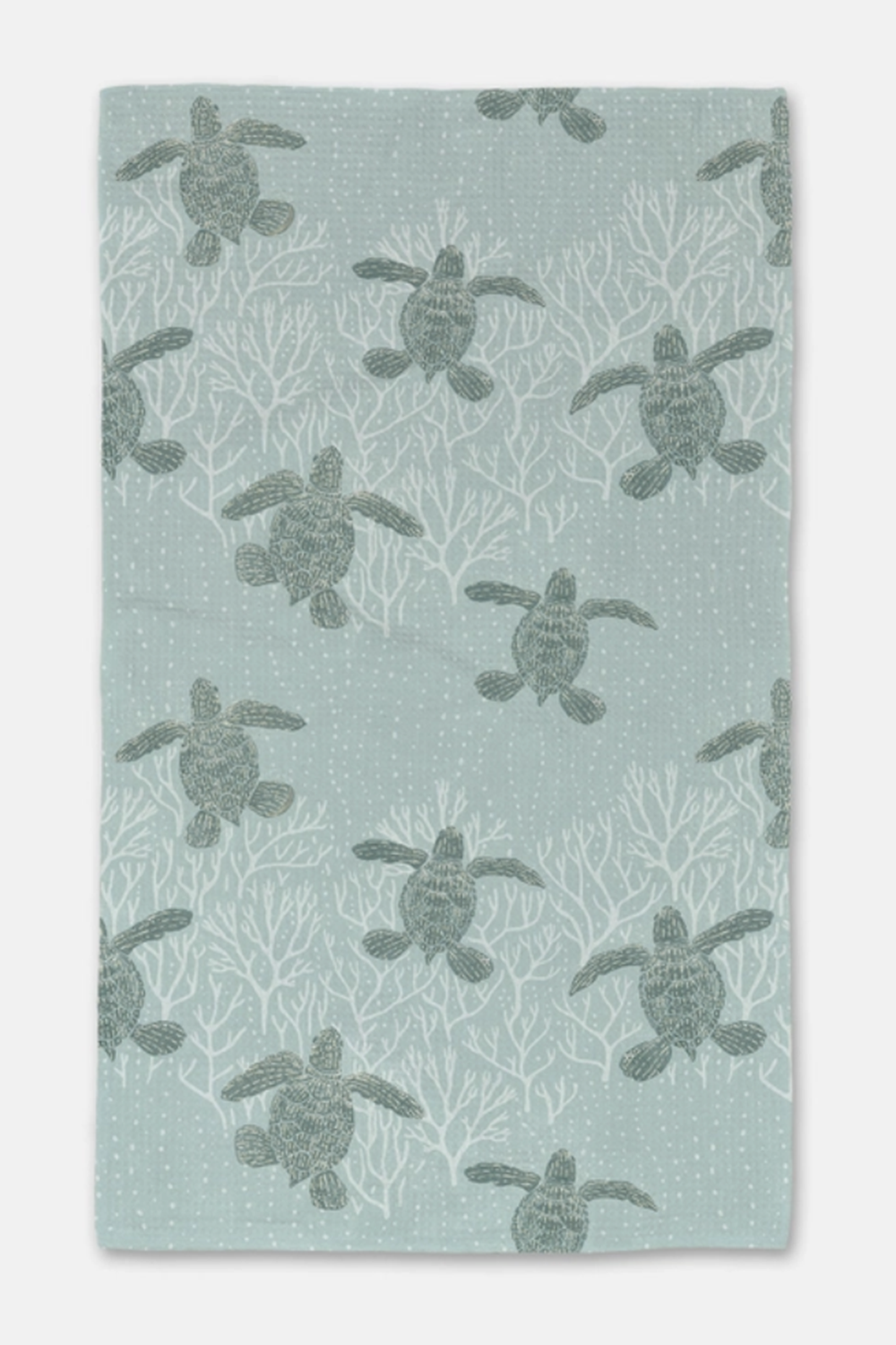 Geometry Kitchen Tea Towel - Sea Turtles Luxe