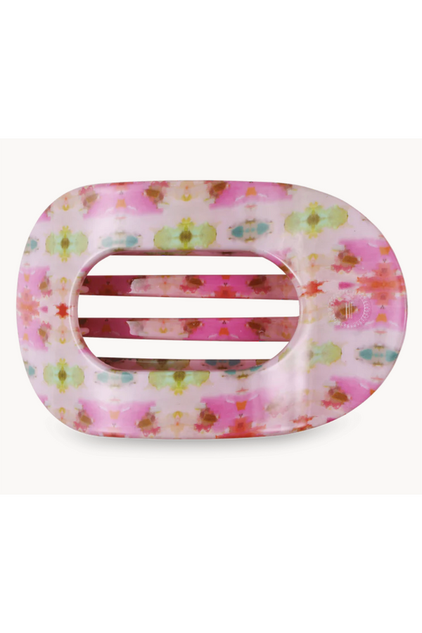 Teleties Flat Round Hair Clip - Giverny