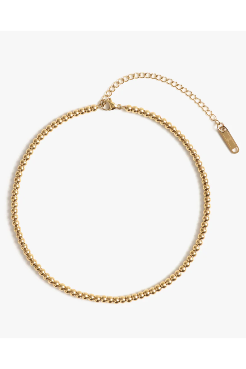 Crown Choker 4mm - Gold