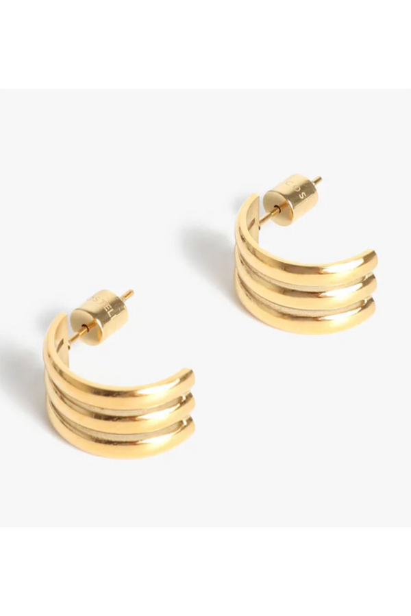 Petra Hoop Earring - Gold