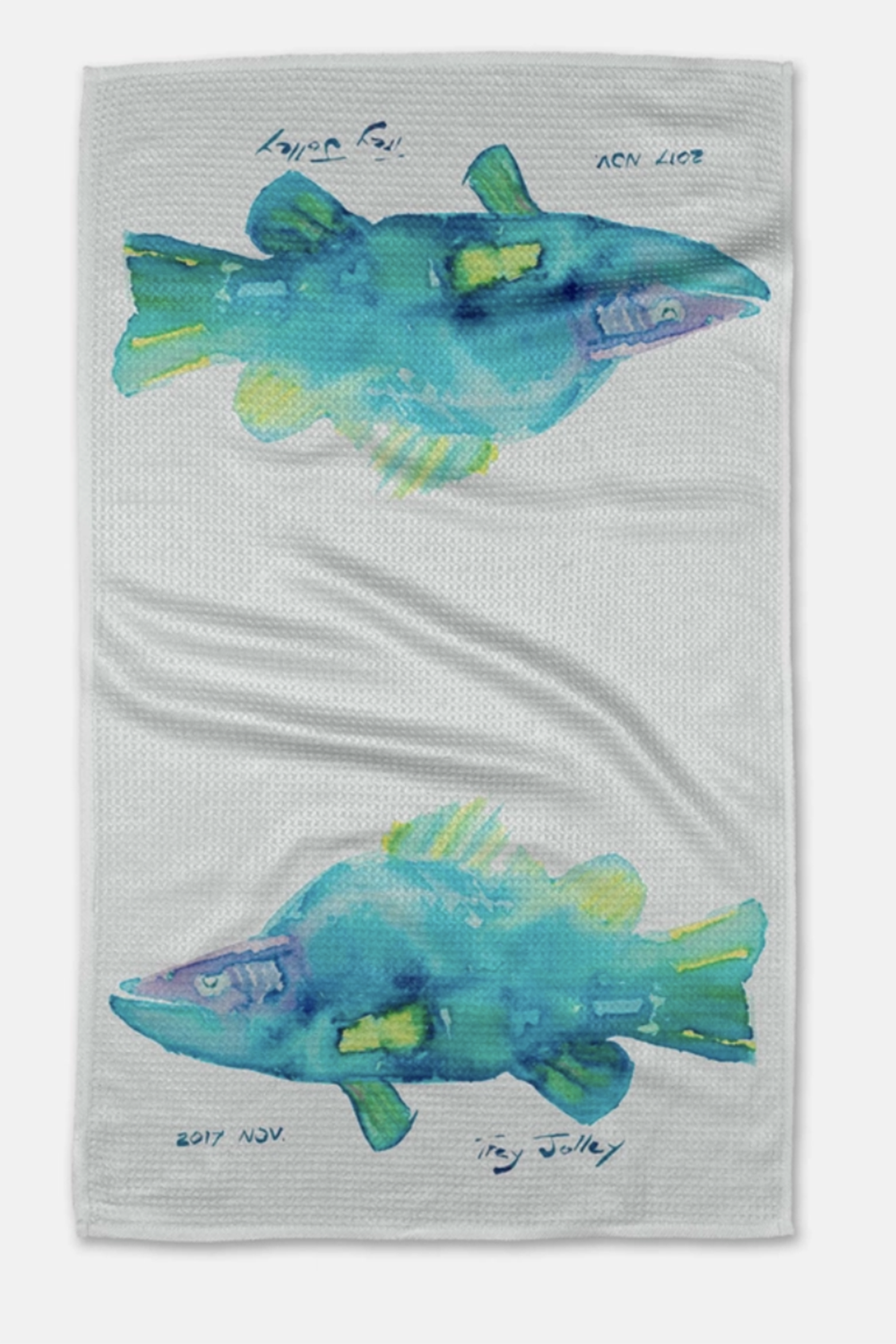 Geometry Kitchen Tea Towel - Tropical Twins