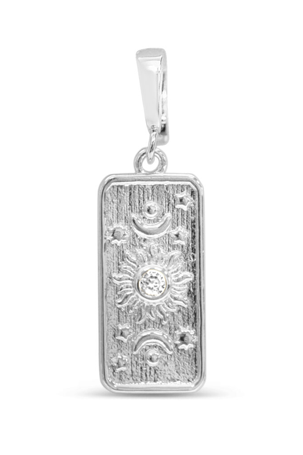 Charm - Celestial Sun Bar Silver
