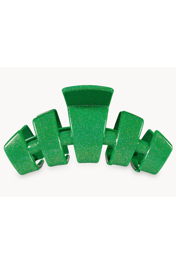 Teleties Classic Hair Clip - Shamrock Shimmer