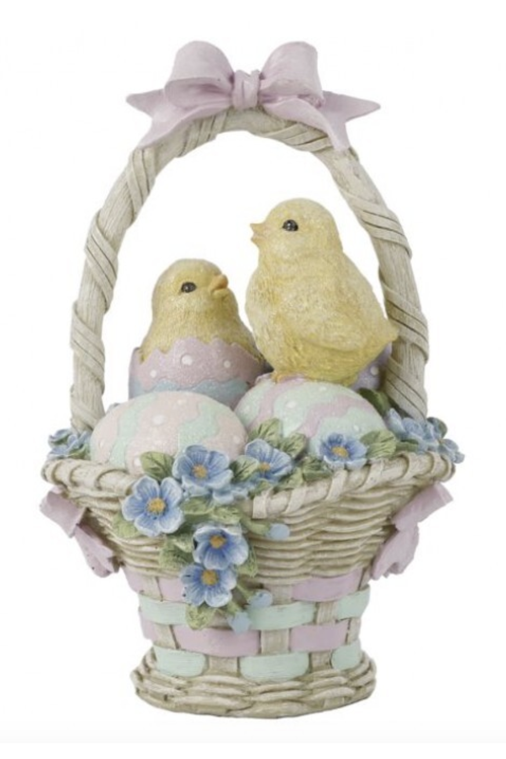 Hatching Chick Easter Basket Decor