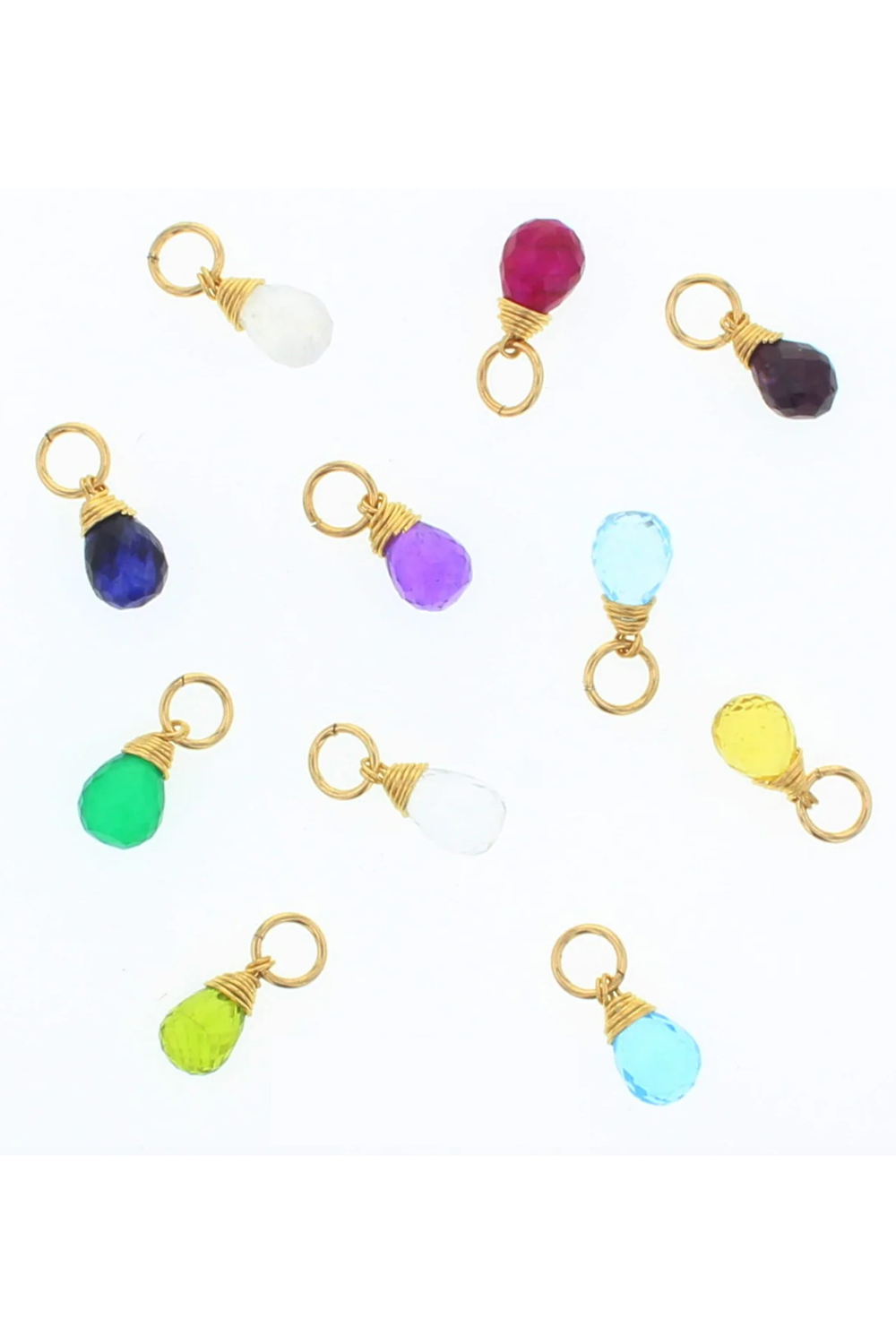 Natural Birthstone Charm