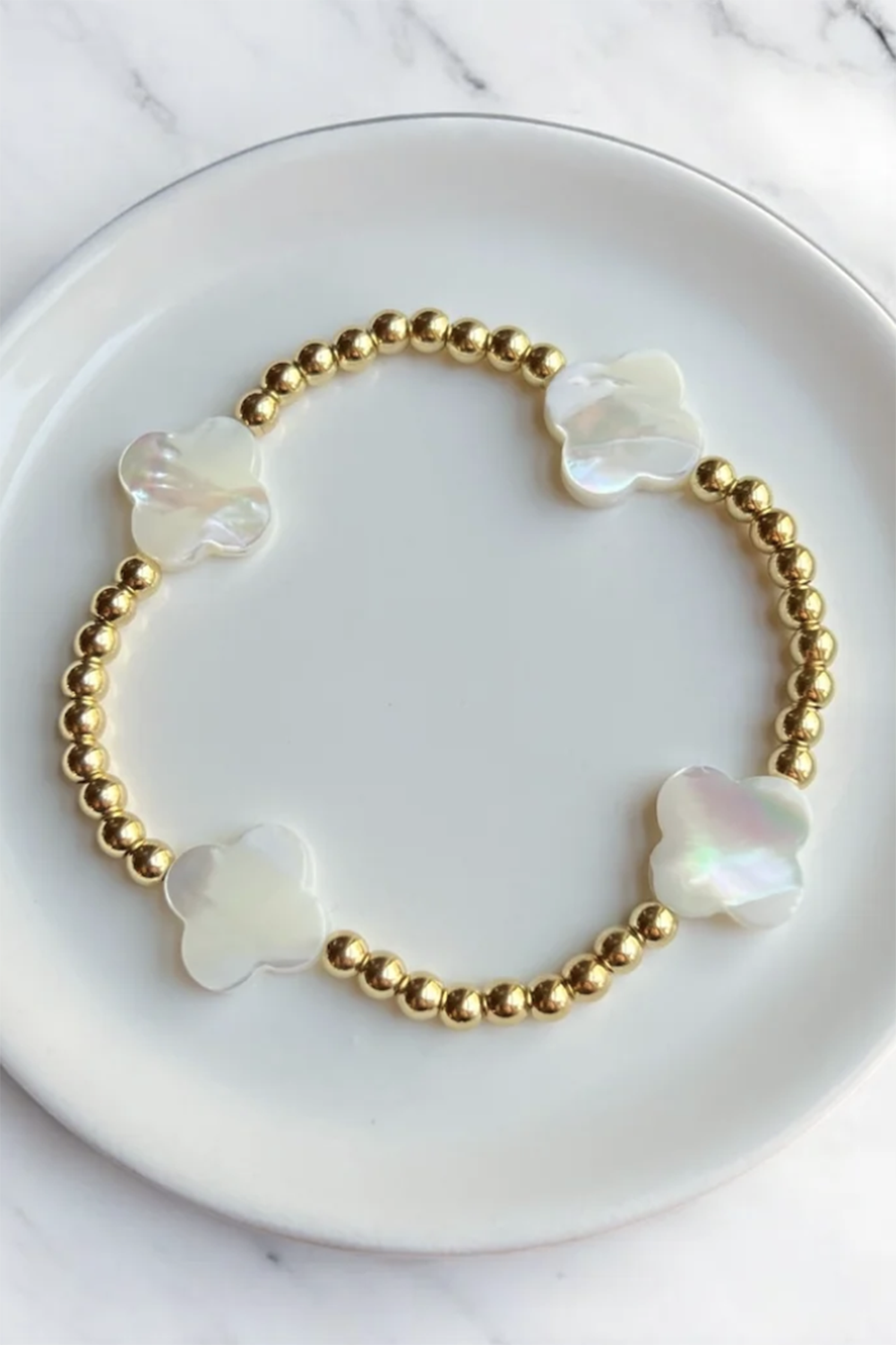 Lottie Gold Filled Bracelet - Alexandra Large Clover