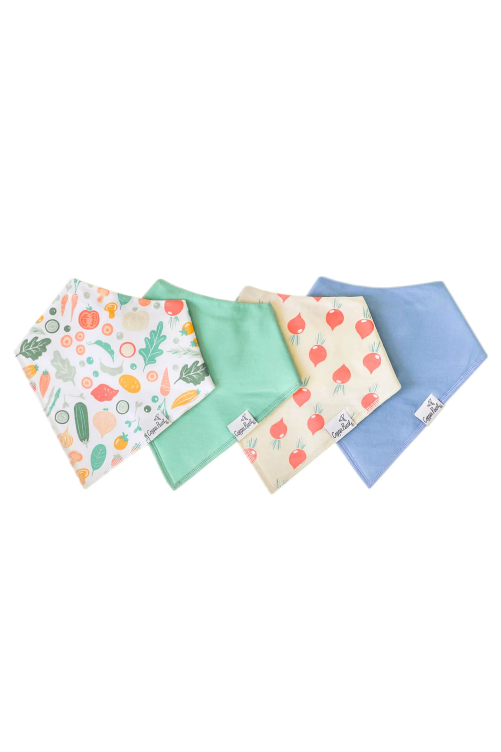 Bandana Bib Set of 4 - Veggies