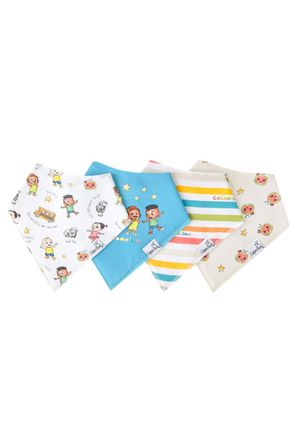 Bandana Bib Set of 4 - CoComelon Friends